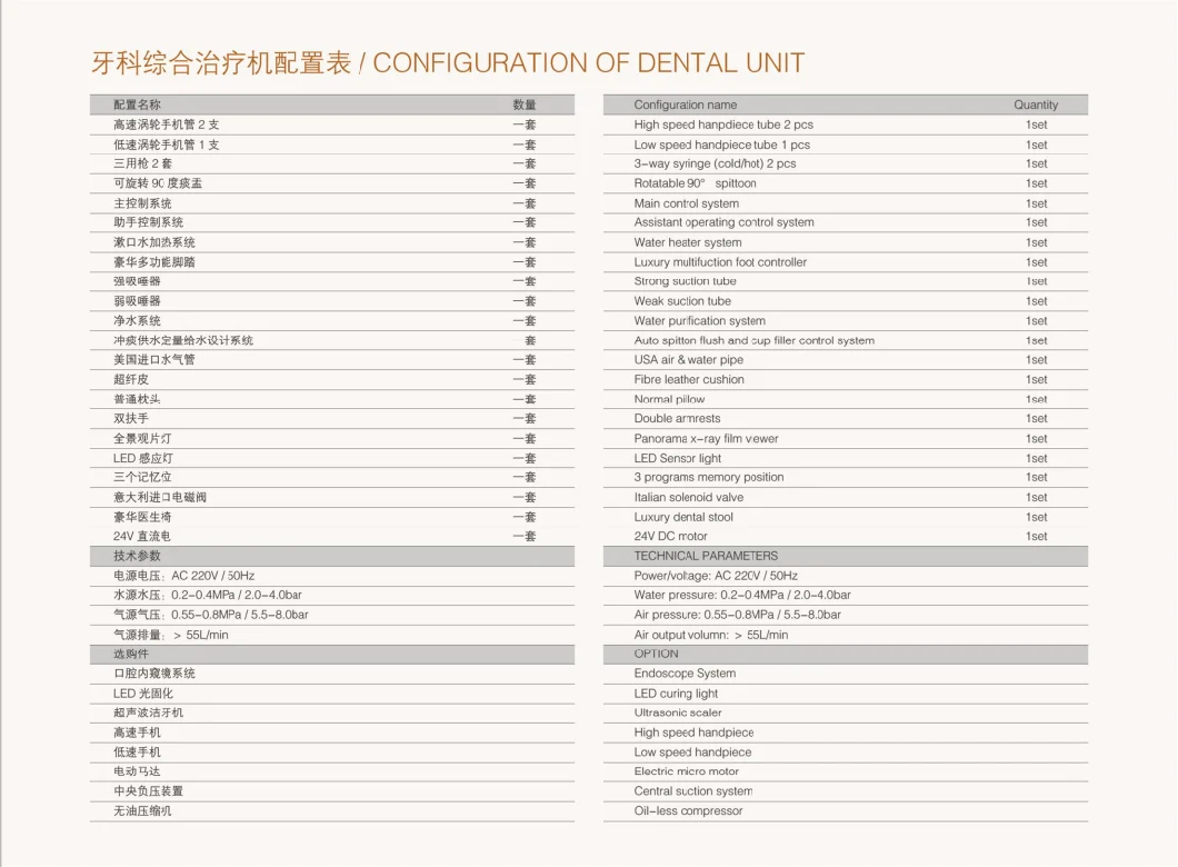 High Quality Dental Unit My-M007m-a Gunagzhou Kids Dental Chair Instrument