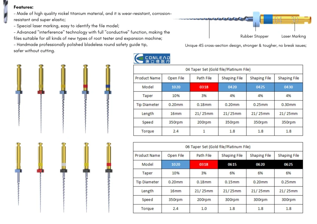 OEM Dental Endodontic Root Canal Files