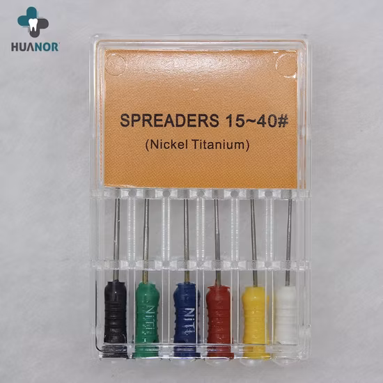 Zahnwurzelkanalfeilen, K-Feilen, H-Feilen, Edelstahl, Niti, Handgebrauch, Motorgebrauch CE/ISO