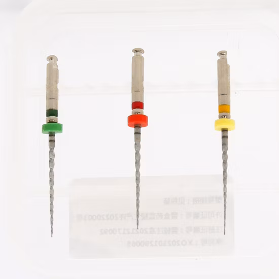 China-Hersteller New Design Dental Niti Handgebrauchsfeilen/Endodontische Niti Super Rotary-Feilen für den Handgebrauch