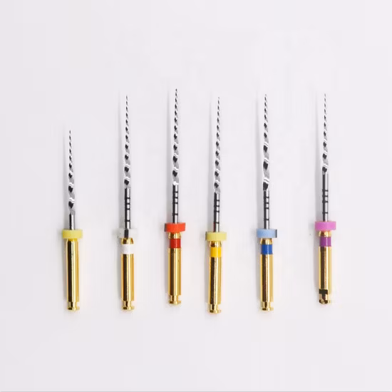 Zahnfeilen Wärmeaktivierung Zahnwurzelkanal Niti-Feilen Verpackung rotierende Endo-Feilen