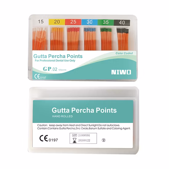 LK-R11 Siven Farbcodierte Guttapercha-Spitzen Gapadent Endodontic 04 Taper Optionaler Preis für Dentalmaterialien