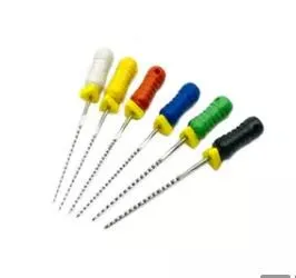 Zahnwurzelkanal-Handgebrauch, Nickel-Titan-H-Dateien, K-Dateien